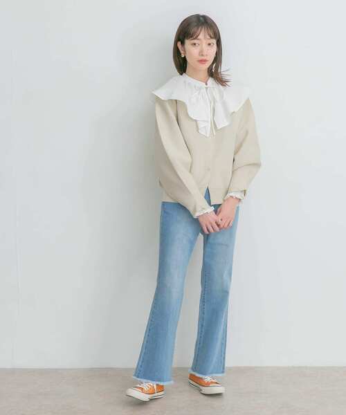 KBF（ケイビーエフ）の「ボリュームスリーブ付け襟（シャツ/ブラウス・レディース・オフホワイト・ONE）」の7枚目の写真