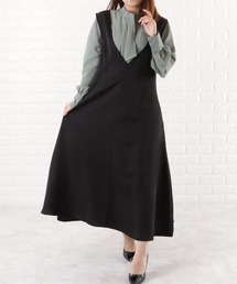 ノースリーブ ジャンパースカート
