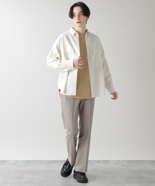 RAGEBLUE（レイジブルー）の「テンジク刺繍ロンT/270781（Tシャツ/カットソー・メンズ・ホワイト/ブラック/ベージュ/ライトグリーン・MEDIUM/LARGE）」の13枚目の写真