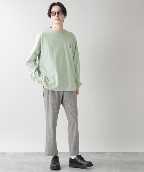 RAGEBLUE（レイジブルー）の「テンジク刺繍ロンT/270781（Tシャツ/カットソー・メンズ・ホワイト/ブラック/ベージュ/ライトグリーン・MEDIUM/LARGE）」の15枚目の写真