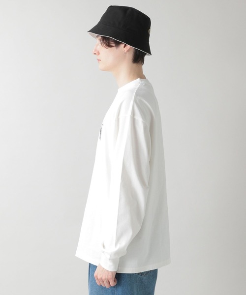 RAGEBLUE（レイジブルー）の「テンジク刺繍ロンT/270781（Tシャツ/カットソー・メンズ・ホワイト/ブラック/ベージュ/ライトグリーン・MEDIUM/LARGE）」の17枚目の写真