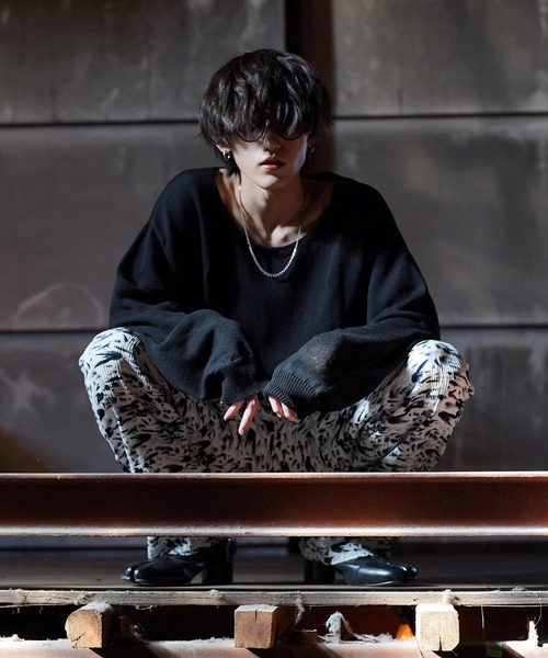 G.O.C（ジーオーシー）の「プリーツ イージー スラックス パンツ（スラックス・メンズ・ホワイト/ブラック/ベージュ/ブラウン/グリーン/ブラック系その他/ブラック系その他2・MEDIUM/LARGE）」の9枚目の写真