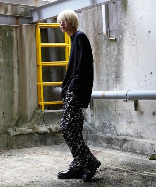 G.O.C（ジーオーシー）の「プリーツ イージー スラックス パンツ（スラックス・メンズ・ホワイト/ブラック/ベージュ/ブラウン/グリーン/ブラック系その他/ブラック系その他2・MEDIUM/LARGE）」の17枚目の写真