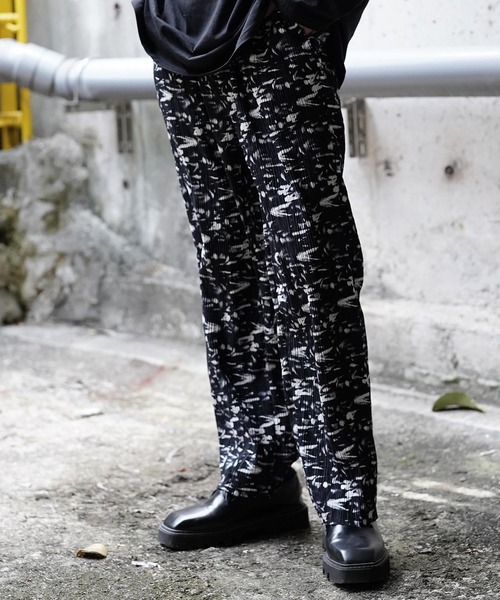 G.O.C（ジーオーシー）の「プリーツ イージー スラックス パンツ（スラックス・メンズ・ホワイト/ブラック/ベージュ/ブラウン/グリーン/ブラック系その他/ブラック系その他2・MEDIUM/LARGE）」の18枚目の写真