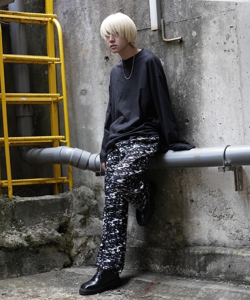 G.O.C（ジーオーシー）の「プリーツ イージー スラックス パンツ（スラックス・メンズ・ホワイト/ブラック/ベージュ/ブラウン/グリーン/ブラック系その他/ブラック系その他2・MEDIUM/LARGE）」の19枚目の写真