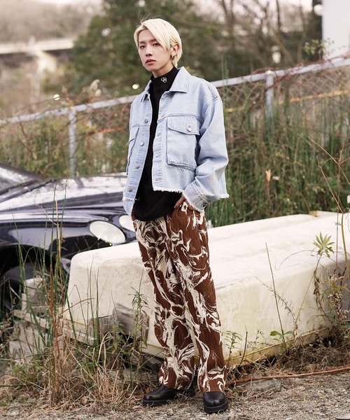 G.O.C（ジーオーシー）の「プリーツ イージー スラックス パンツ（スラックス・メンズ・ホワイト/ブラック/ベージュ/ブラウン/グリーン/ブラック系その他/ブラック系その他2・MEDIUM/LARGE）」の21枚目の写真