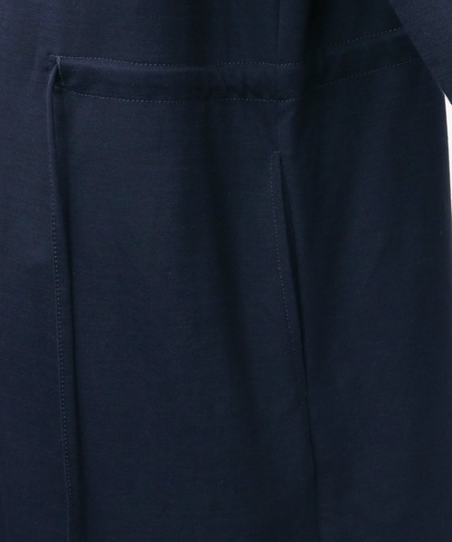 TOKYO SHIRTS（トウキョウシャツ）の「モッズ風ロングコーディガン（カーディガン/ボレロ・レディース・ネイビー/ナチュラル・M/L）」の10枚目の写真