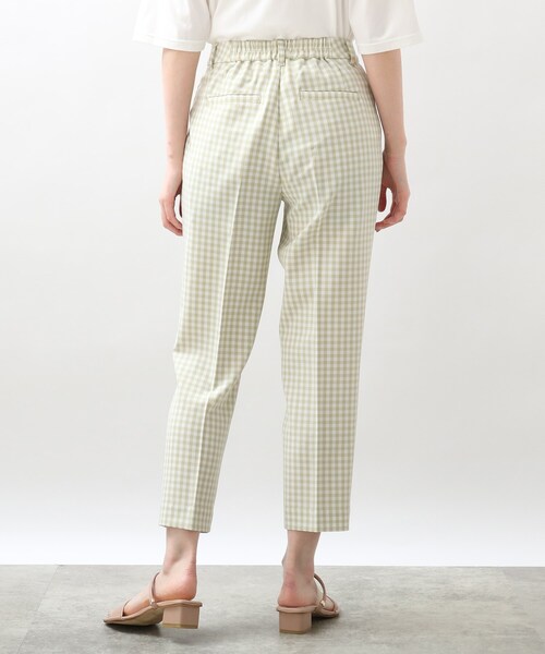 grove（グローブ）の「◆MYBESTPANTSギンガムチェックイージーケアーテーパードパンツ（その他パンツ・レディース・ブラック系1/ライトグリーン系1/ブラウン系その他3・01/03/04/02/05）」の6枚目の写真