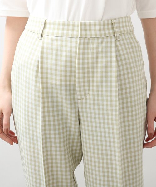 grove（グローブ）の「◆MYBESTPANTSギンガムチェックイージーケアーテーパードパンツ（その他パンツ・レディース・ブラック系1/ライトグリーン系1/ブラウン系その他3・01/03/04/02/05）」の7枚目の写真
