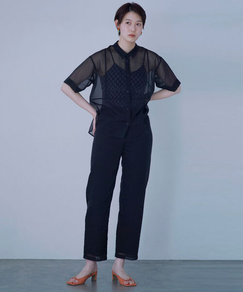 Ray BEAMS（レイビームス）の「Ray BEAMS / オパール チェック キャミ（キャミソール・レディース・オリーブ/オレンジ・ONE SIZE）」の14枚目の写真