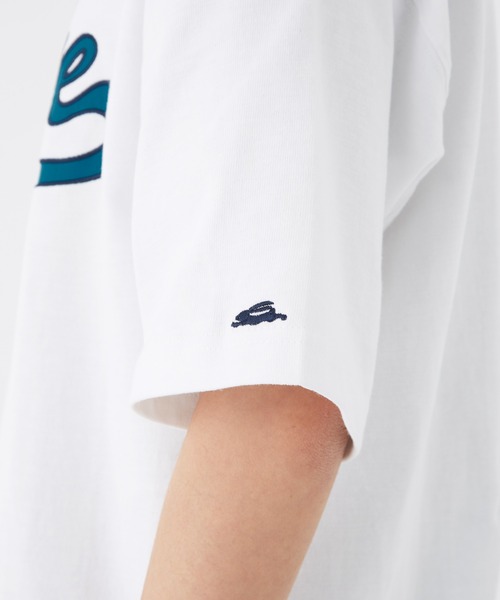 KRIFF MAYER（クリフメイヤー）の「ヘビーオンスアップリケT(CAL)（Tシャツ/カットソー・メンズ・チャコール/グリーン/ベージュ/オフホワイト・MEDIUM/LARGE/X-LARGE）」の13枚目の写真