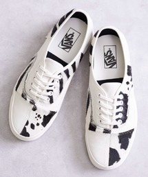 VANS ヴァンズ / AUTHENTIC 44 DX PW オーセンティック ゼブラ 切り替えレザーローカットスニーカー / VN0A54F9AXI