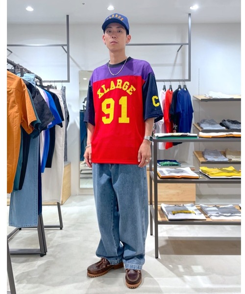 XLARGE（エクストララージ）の「3D EMBROIDERY 6PANEL CAP（キャップ・メンズ・ブラック/グリーン/ネイビー・ONE SIZE）」の19枚目の写真