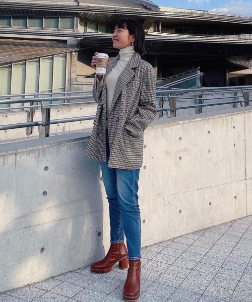 AMAIL（アマイル）の「Candy pop over ジャケット（テーラードジャケット・レディース・オレンジ・FREE）」の4枚目の写真