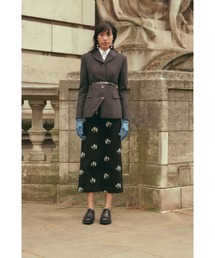 MIDI LENGTH PENCL SKIRT