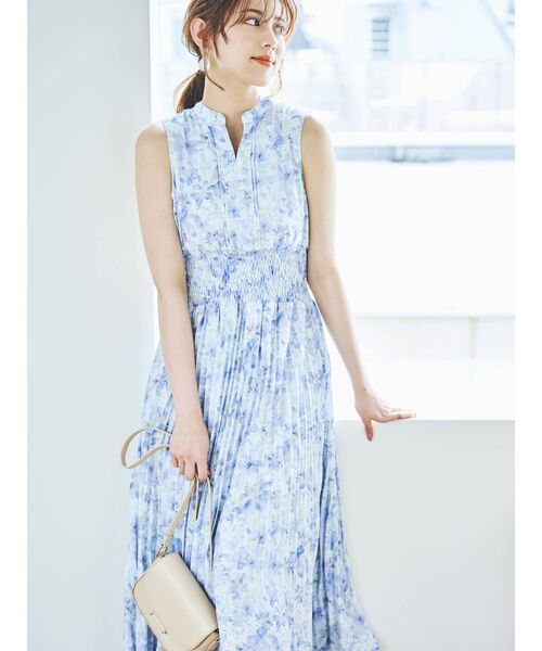 dazzlin（ダズリン）の「キーネックフラワーワンピース（ワンピース・レディース・オレンジ/ブルー/グリーン・FREE）」の10枚目の写真