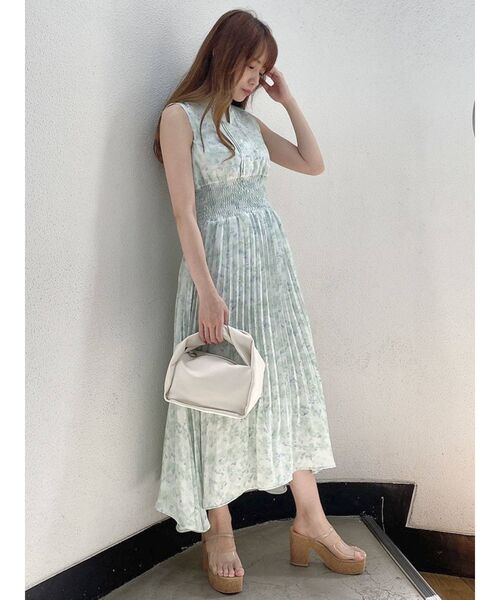 dazzlin（ダズリン）の「キーネックフラワーワンピース（ワンピース・レディース・オレンジ/ブルー/グリーン・FREE）」の18枚目の写真