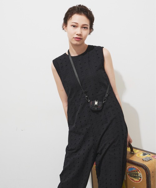 Auntie Rosa Holiday（アンティローザホリデー）の「幾何レースオールインワン / サイズ展開あり（つなぎ/オールインワン・レディース・ブラック/アイボリー・SMALL/MEDIUM）」の14枚目の写真