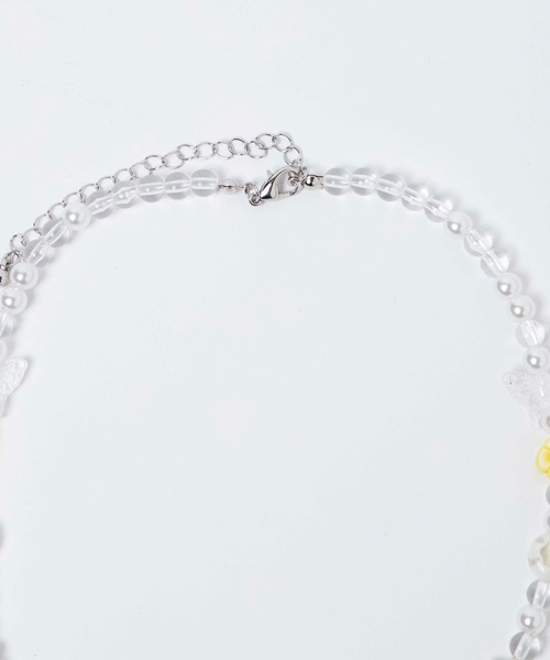 WEGO（ウィゴー）の「WEGO/ボリュームバタフライネックレス（ネックレス・レディース・ライム/その他1・FREE）」の10枚目の写真