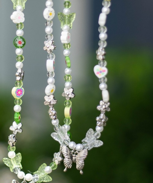 WEGO（ウィゴー）の「WEGO/ボリュームバタフライネックレス（ネックレス・レディース・ライム/その他1・FREE）」の13枚目の写真