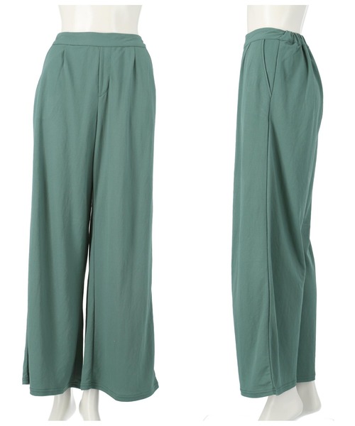 ANAP（アナップ）の「ビスチェ×ワイドパンツ セットアップ（つなぎ/オールインワン・レディース・ブラック/グリーン/ライトベージュ・FREE）」の9枚目の写真