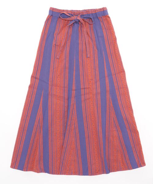 チチカカ（チチカカ）の「ジャカードストライプスカート（スカート・レディース・ブラウン/パープル・FREE）」の18枚目の写真