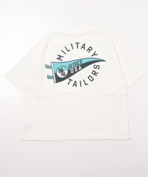 AVIREX | 【直営店限定】PENNANT PRINT T-SHIRT/ ペナントプリントTシャツ(Tシャツ/カットソー)