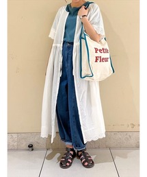 Samansa Mos2 | 袖裾スカラップワンピース(ワンピース)