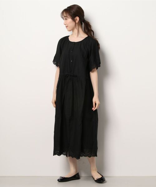 Samansa Mos2（サマンサ モスモス）の「袖裾スカラップワンピース