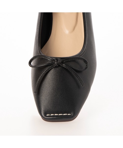 EVOL（イーボル）の「【EVOL】ステッチスクエアソフトバレエ IT9886（バレエシューズ・レディース・ブラック/ベージュ/ブラウン/ブラウン系その他/レオパード/シルバー/ライトベージュ・22.5cm/23.5cm/24.5cm/23.0cm/24.0cm/25.0cm/22.0cm）」の12枚目の写真