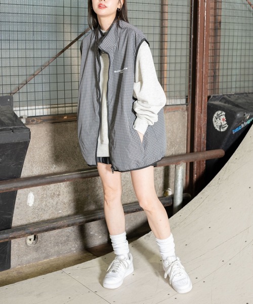 セール】WEGO/【2WAY】リバーシブルナイロンベスト（ベスト