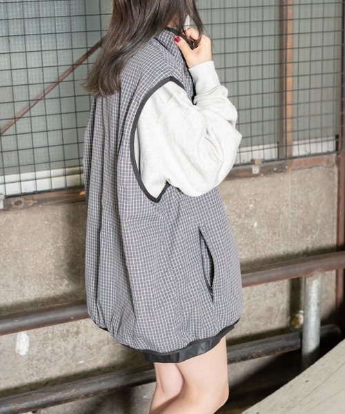 WEGO（ウィゴー）の「WEGO/【2WAY】リバーシブルナイロンベスト（ベスト・レディース・ブルー/ダークグリーン/ホワイト/マスタード/その他2/その他1・FREE）」の15枚目の写真