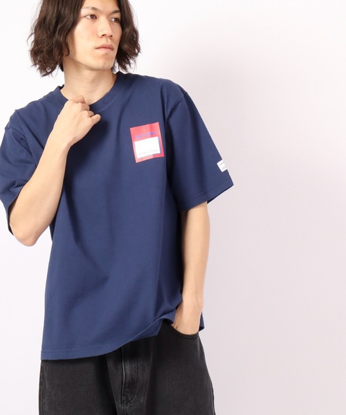 MONT KEMMEL（モンケメル）の「MONT KEMMEL タグプリントTシャツ（Tシャツ/カットソー・メンズ・ホワイト/アイボリー/チャコール/ブルー・38/36/40）」の17枚目の写真