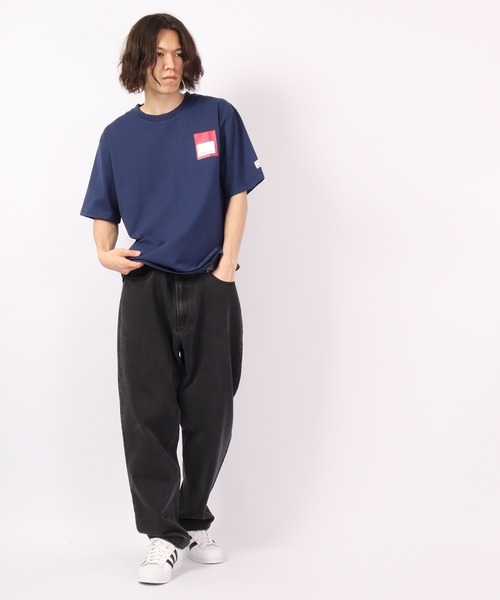 MONT KEMMEL（モンケメル）の「MONT KEMMEL タグプリントTシャツ（Tシャツ/カットソー・メンズ・ホワイト/アイボリー/チャコール/ブルー・38/36/40）」の20枚目の写真