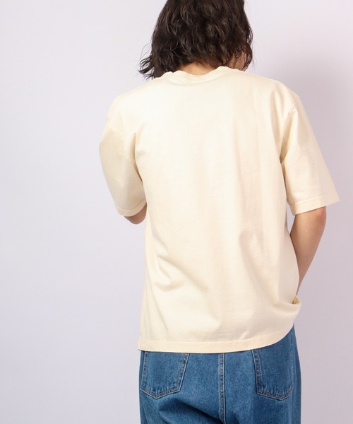 MONT KEMMEL（モンケメル）の「MONT KEMMEL タグプリントTシャツ（Tシャツ/カットソー・メンズ・ホワイト/アイボリー/チャコール/ブルー・38/36/40）」の10枚目の写真