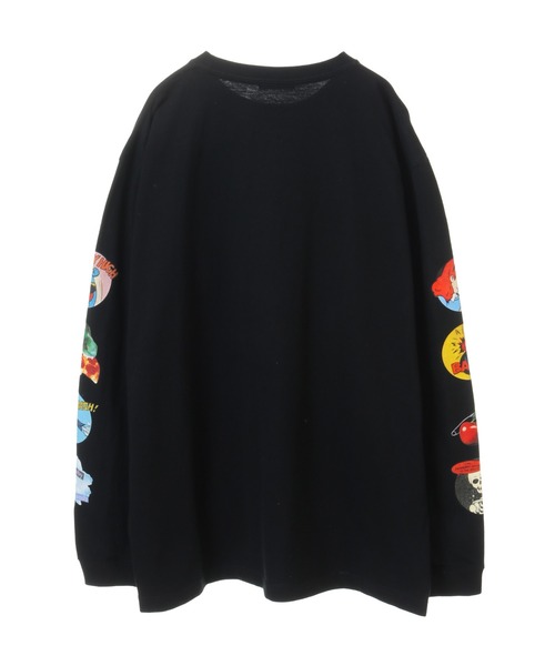 Candy Stripper(キャンディストリッパー)の「DELIGHTFUL CANDYS L/S Tシャツ(Tシャツ/カットソー・レディース・ライトブルー/オフホワイト/ブラック・2)」の5枚目の写真