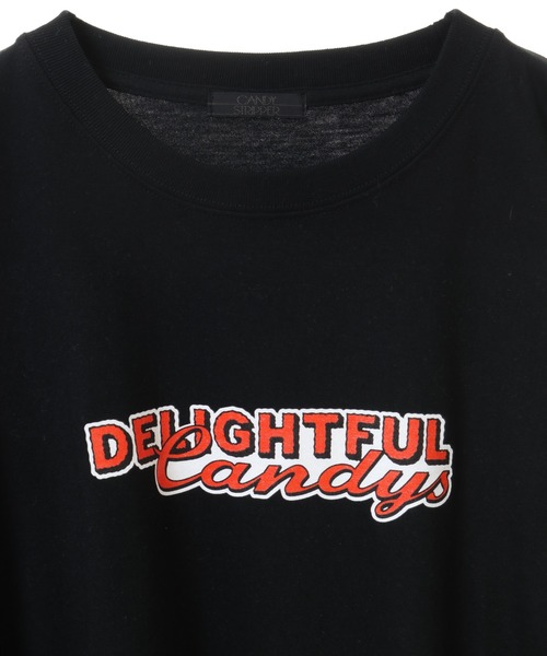 Candy Stripper(キャンディストリッパー)の「DELIGHTFUL CANDYS L/S Tシャツ(Tシャツ/カットソー・レディース・ライトブルー/オフホワイト/ブラック・2)」の12枚目の写真