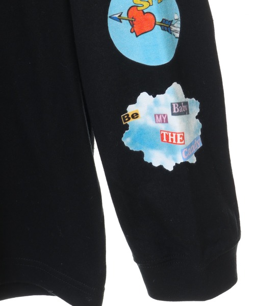 Candy Stripper(キャンディストリッパー)の「DELIGHTFUL CANDYS L/S Tシャツ(Tシャツ/カットソー・レディース・ライトブルー/オフホワイト/ブラック・2)」の11枚目の写真