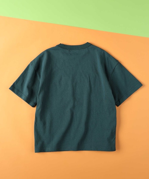 MPS（エムピーエス）の「【MPS】カレッジ柄ロゴＴシャツ（Tシャツ/カットソー・キッズ・グリーン/オフホワイト/ブラック/パープル・105/120/150/130/140/160）」の11枚目の写真