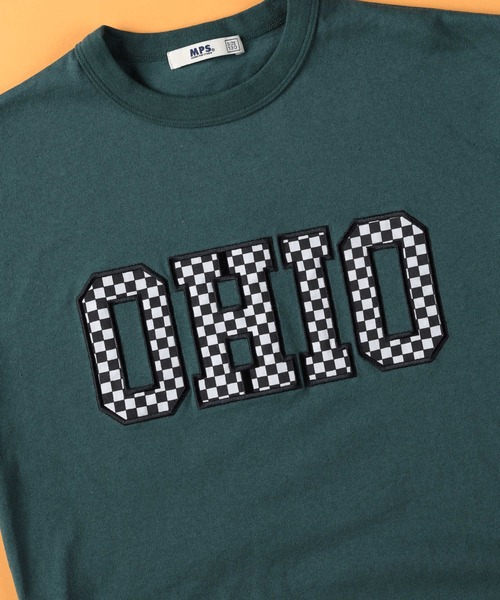 MPS（エムピーエス）の「【MPS】カレッジ柄ロゴＴシャツ（Tシャツ/カットソー・キッズ・グリーン/オフホワイト/ブラック/パープル・105/120/150/130/140/160）」の10枚目の写真