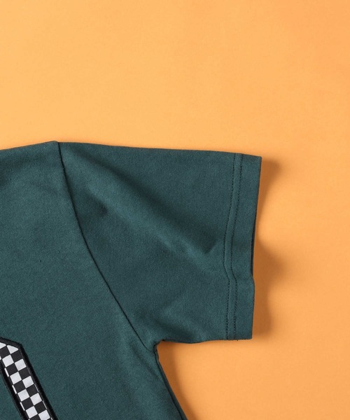 MPS（エムピーエス）の「【MPS】カレッジ柄ロゴＴシャツ（Tシャツ/カットソー・キッズ・グリーン/オフホワイト/ブラック/パープル・105/120/150/130/140/160）」の8枚目の写真