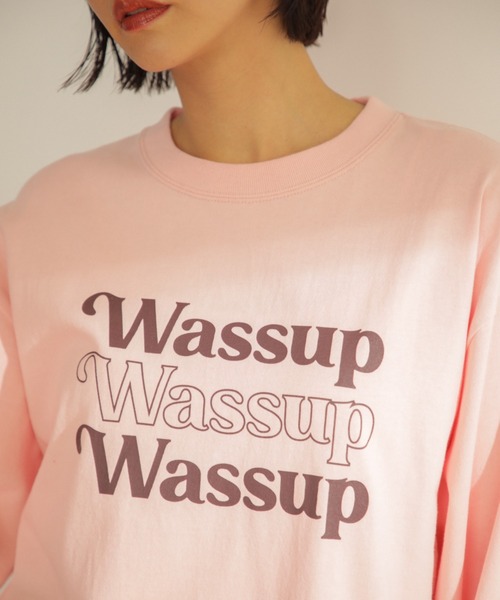 mici（ミチ）の「(mici)プリントロンTee（Tシャツ/カットソー・レディース・ピンク/ホワイト系その他・ONE SIZE）」の10枚目の写真