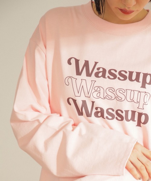 mici（ミチ）の「(mici)プリントロンTee（Tシャツ/カットソー・レディース・ピンク/ホワイト系その他・ONE SIZE）」の11枚目の写真