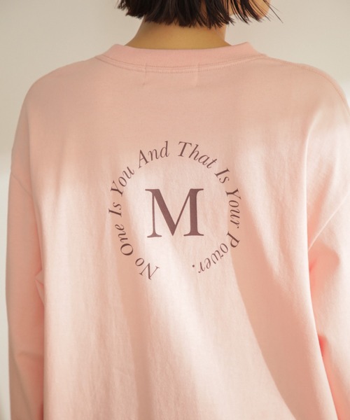 mici（ミチ）の「(mici)プリントロンTee（Tシャツ/カットソー・レディース・ピンク/ホワイト系その他・ONE SIZE）」の13枚目の写真