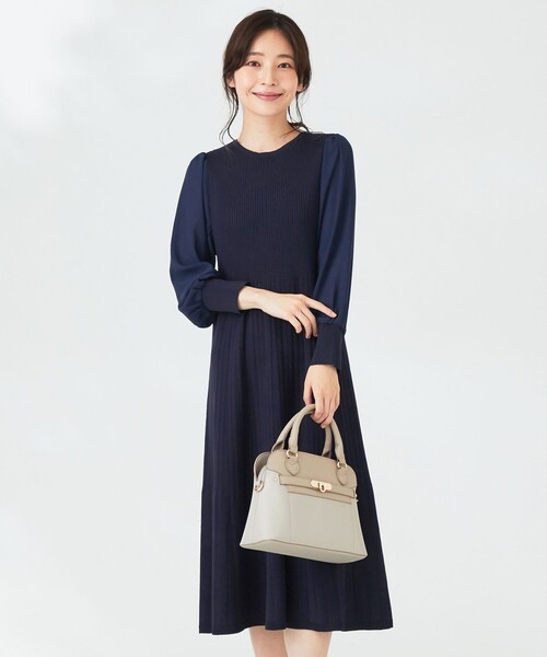 前後着用可能 袖コンビニット ワンピース ワンピース Any Sis エニィスィス のファッション通販 Zozotown