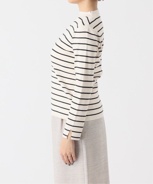 B.C STOCK(ベーセーストック)の「ソウバリ長袖 ハイゲージニット(ニット/セーター・レディース・ブラック/パープル/ネイビー/グリーン/アイボリー・FREE)」の16枚目の写真