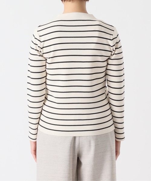 B.C STOCK(ベーセーストック)の「ソウバリ長袖 ハイゲージニット(ニット/セーター・レディース・ブラック/パープル/ネイビー/グリーン/アイボリー・FREE)」の17枚目の写真