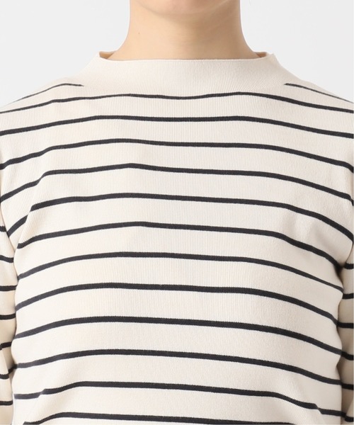 B.C STOCK(ベーセーストック)の「ソウバリ長袖 ハイゲージニット(ニット/セーター・レディース・ブラック/パープル/ネイビー/グリーン/アイボリー・FREE)」の19枚目の写真