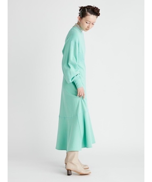 FURFUR（ファーファー）の「マーメイドスウェットワンピース（ワンピース・レディース・ベージュ/グリーン/チャコールグレー・FREE/00）」の13枚目の写真