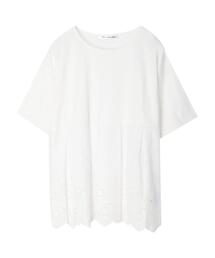 RAY CASSIN FAVORI | ・RAY CASSIN スカラップキリカエチュニック(Tシャツ/カットソー)